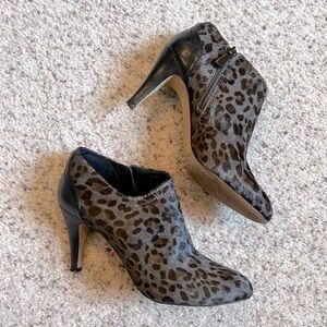 Vince Camuto Vala Dusk Leopard Heeled Booties
